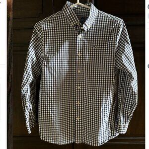 Vineyard Vines Navy Blue/White Whale Long Sleeve Button Down Shirt